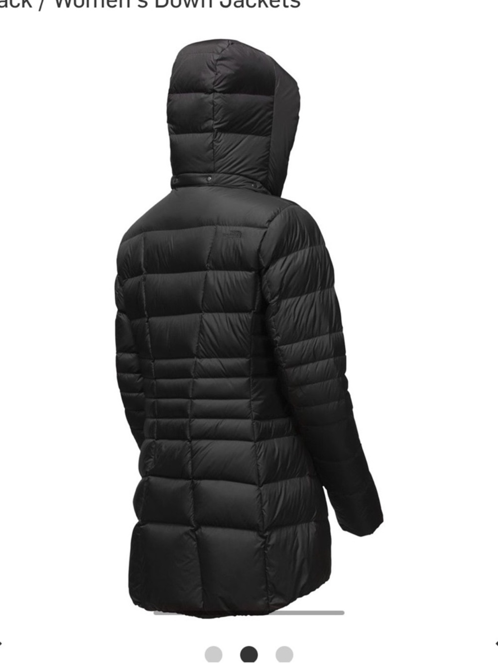 The North Face Transit BLACK down puffer jacket - Picture 3 of 11